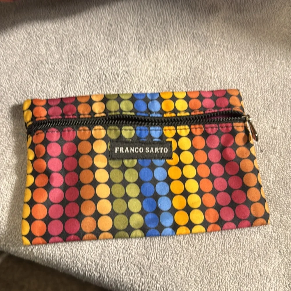 Franco Sarto Tote bag Colorful Striped with small mini bag snaps in or comes out